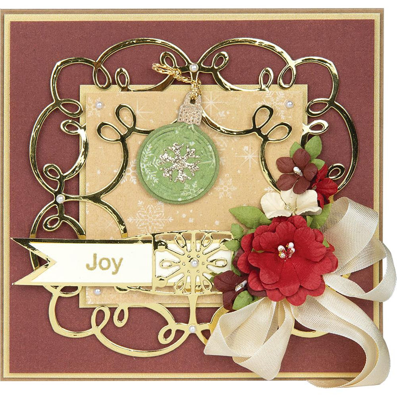 Spellbinders Shapabilities Etched Dies - A Charming Christmas Collection by Becca Feeken - Charming Christmas Boughs, S4-948